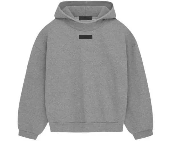 Essentials Dark Heather Oatmeal Hoodie