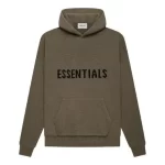 Essentials FW21 Knit Pullover Logo Hoodie