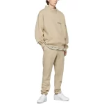 Essentials FW21 Mock Neck Sweatshirt Beige