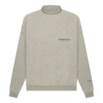 Essentials FW21 Pullover Mockneck Dark Heather