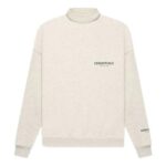 Essentials FW21 Pullover Mockneck Light Heather Oatmeal