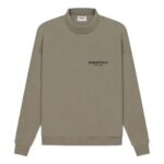 Essentials SS21 Pull-Over Mockneck Taupe