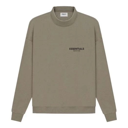 Essentials SS21 Pull-Over Mockneck Taupe