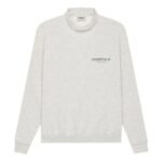 Essentials SS21 Pullover Mockneck Light Heather Oatmeal