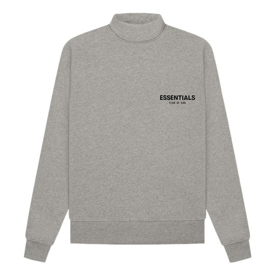 Essentials SS22 Mockneck Dark Oatmeal