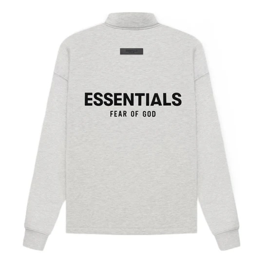 Essentials SS22 Relaxed Mockneck Light Oatmeal