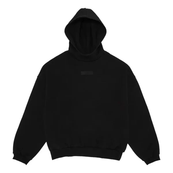 Essentials SS24 Hoodie 'Jet Black'