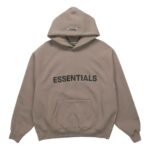 Fear of God Essentials FW20 Hoodie 'Taupe' Front