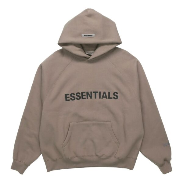 Fear of God Essentials FW20 Hoodie 'Taupe' Front