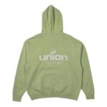 Fear of God Essentials FW21 Vintage Hoodie x Union LA 'Green' Back