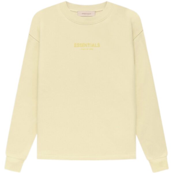 Fear of God Essentials FW22 Relaxed Crewneck Canary Front