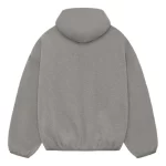 Fear of God Essentials Nylon Hoodie 'Heather Grey Dust'