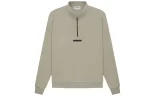 Fear of God Essentials SS21 Mockneck Half Zip Moss Front
