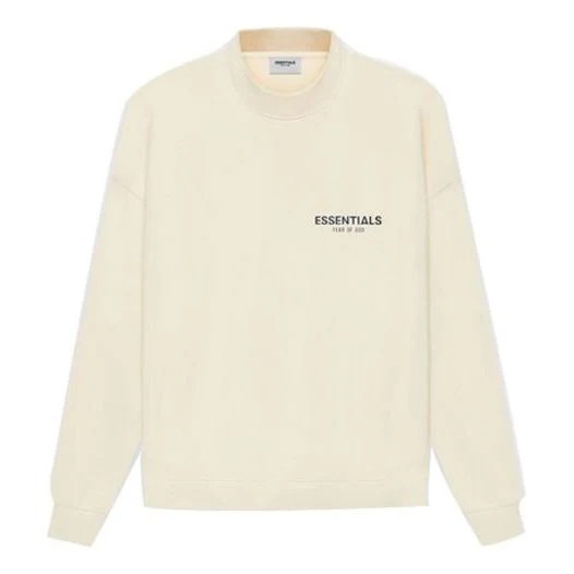 Fear of God Essentials SS21 Pull-Over Mockneck Buttercream Front