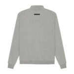 Fear of God Essentials SS21 Pullover Mockneck Dark Heather Oatmeal
