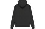 Fear of God Essentials SS23 waffle Raglan Hoodie 'off Black' Back