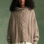 Fear of God FW23 Cable Knit Hoodie 'Core Heather'