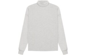 Fear of God SS22 Relaxed Mockneck Light Oatmeal