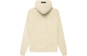 (WMNS) Fear of God Essentials FW22 Velour Hoodie 'egg shell'