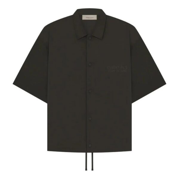 Essentials Drop2 SS23 Short-Sleeve Nylon Shirt 'Off-Black'