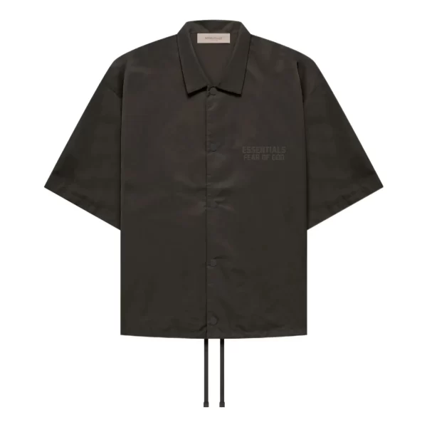 Essentials FW22 SS Nylon Shirt 'Off Black'