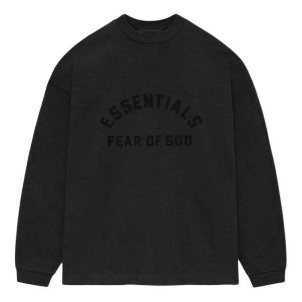 Essentials Heavy Long-Sleeve T-shirt 'Black'