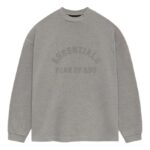 Essentials Heavy Long-Sleeve T-shirt 'Heather Grey'