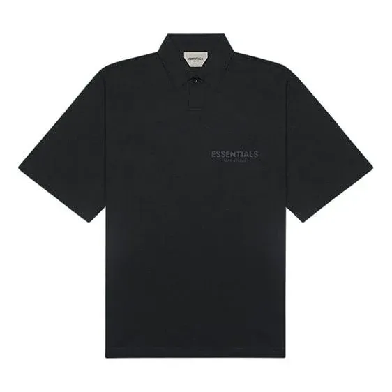 Essentials SS20 Logo Polo Shirt 'Black'