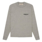 Essentials SS22 Long Sleeve T-Shirt 'Dark Oatmeal'