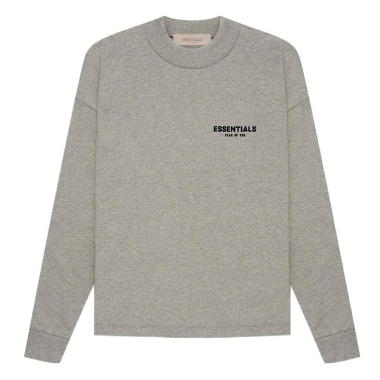 Essentials SS22 Long Sleeve T-Shirt 'Dark Oatmeal'
