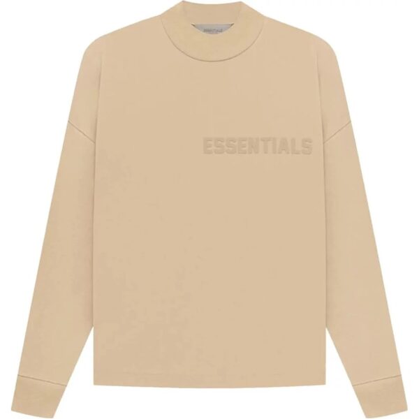 Essentials SS23 Long Sleeve Logo Tee 'Sand'