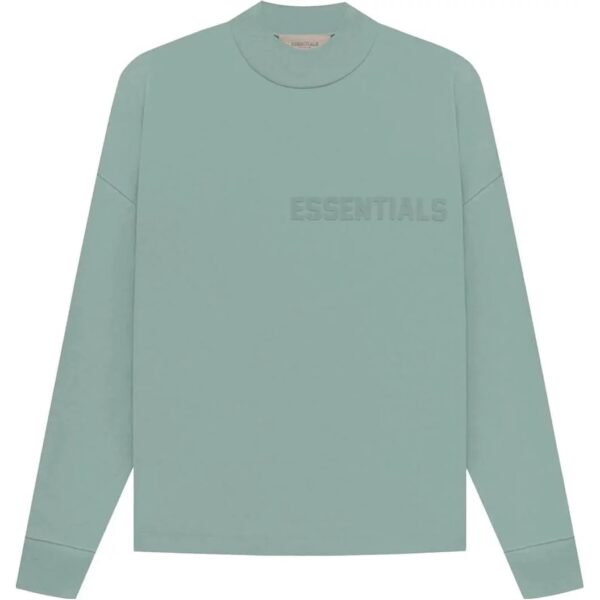 Essentials SS23 Long Sleeve Logo Tee 'Sycamore'