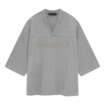 Essentials SS24 Football T-Shirt 'Dark Heather Oatmeal'