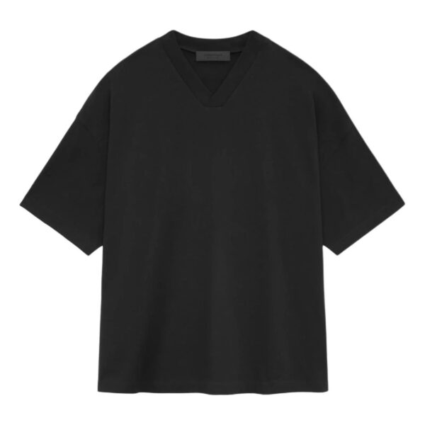 Essentials SS24 V Neck T-shirt 'Black'