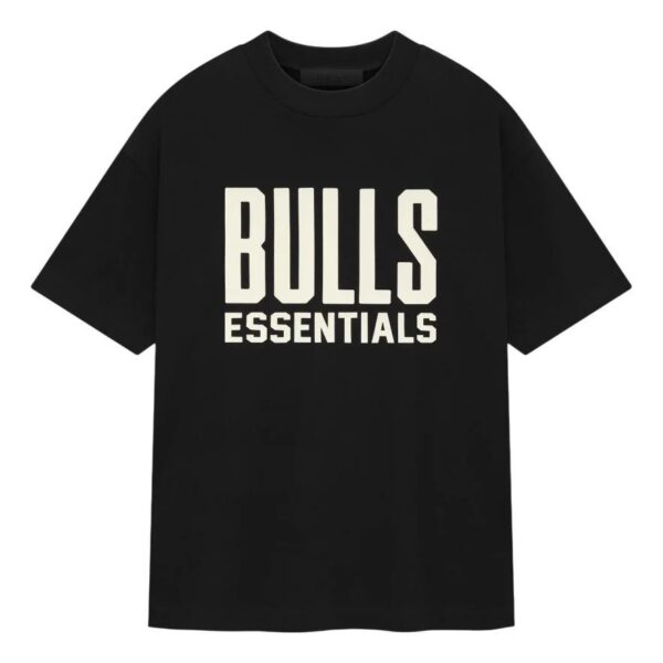 Essentials x NBA Bulls T-Shirt 'Black'