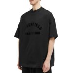 SS24 Spring Printed Logo T-shirt 'Jet Black'